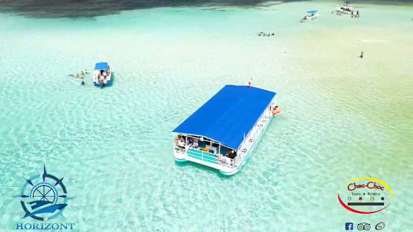 catamaran covered cozumel el cielo tour
